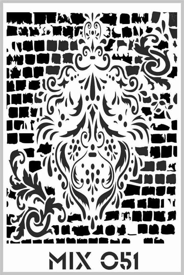 Mix Stencil 33x48cm N:51