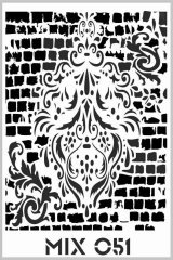 Mix Stencil 33x48cm N:51