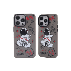 İphone 14 Pro Max Kılıf Prada Desenli Kapak - Prada Siyah - 1