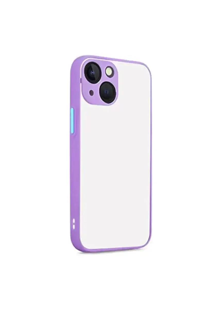 Newface İphone 13 Kılıf Montreal Silikon Kapak - Mor