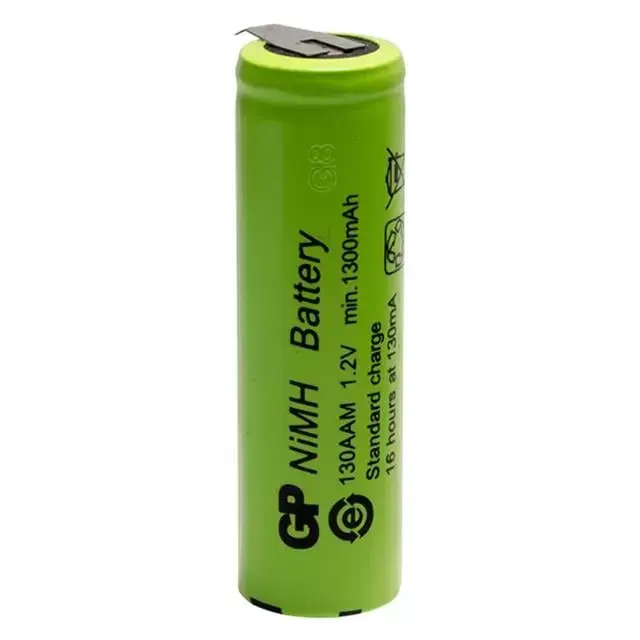 Gp 1300ma 1.2v Düz Kafa Puntalı Aa Kalem Pil 130aam