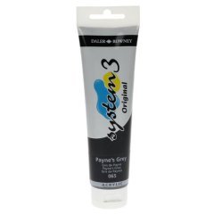 System 3 Akrilik Boya - 150ml - Paynes Grey - N.068
