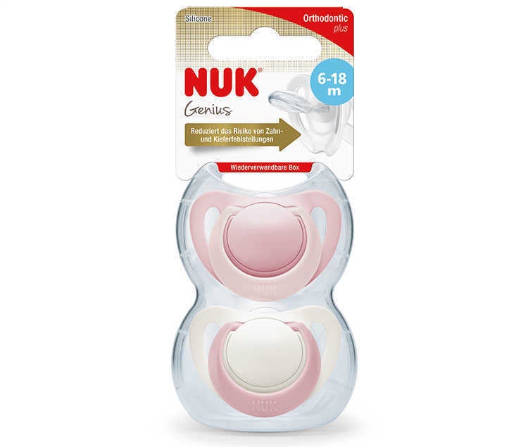 Genius Silikon Emzik No:2 (6-18 Ay) (2 Adet, Kutulu) ERKEK