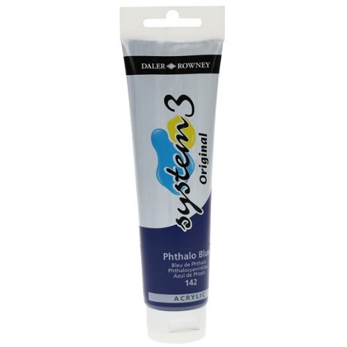 System 3 Akrilik Boya - 150ml - Phthalo Blue - N.142
