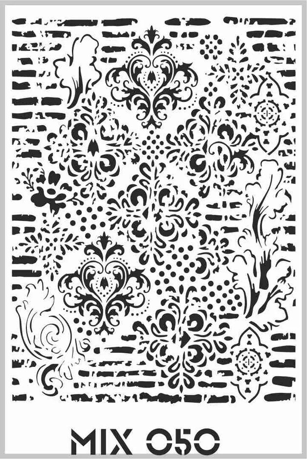 Mix Stencil 33x48cm N:50