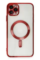 Newface İphone 11 Pro Max Kılıf Kross Magneticsafe Kapak - Kırmızı