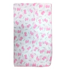 AyBaby AY238 Tek Kat Müslin Battaniye 90x75 Cm - Pembe Ördek