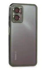 Newface Xiaomi Redmi 10 5g Kılıf Razer Lensli Silikon - Yeşil
