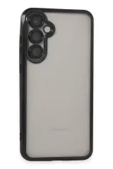 Newface Samsung Galaxy S23 Fe Kılıf Razer Lensli Silikon - Siyah