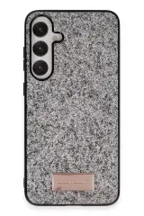 Onegif Samsung Galaxy A25 5g Bright Simli Kapak - Gümüş