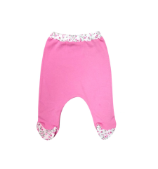 AyBaby AY378 Lastikli Patikli Çiçekli Pantolon - Pembe