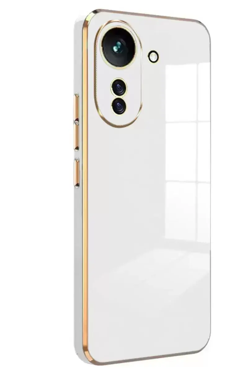 Newface Xiaomi Redmi 13c Kılıf Volet Silikon - Beyaz