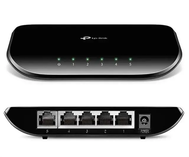 Tp-link Tl-sg1005d 5 Port 10-100-1000 Gigabit Ethernet Switch