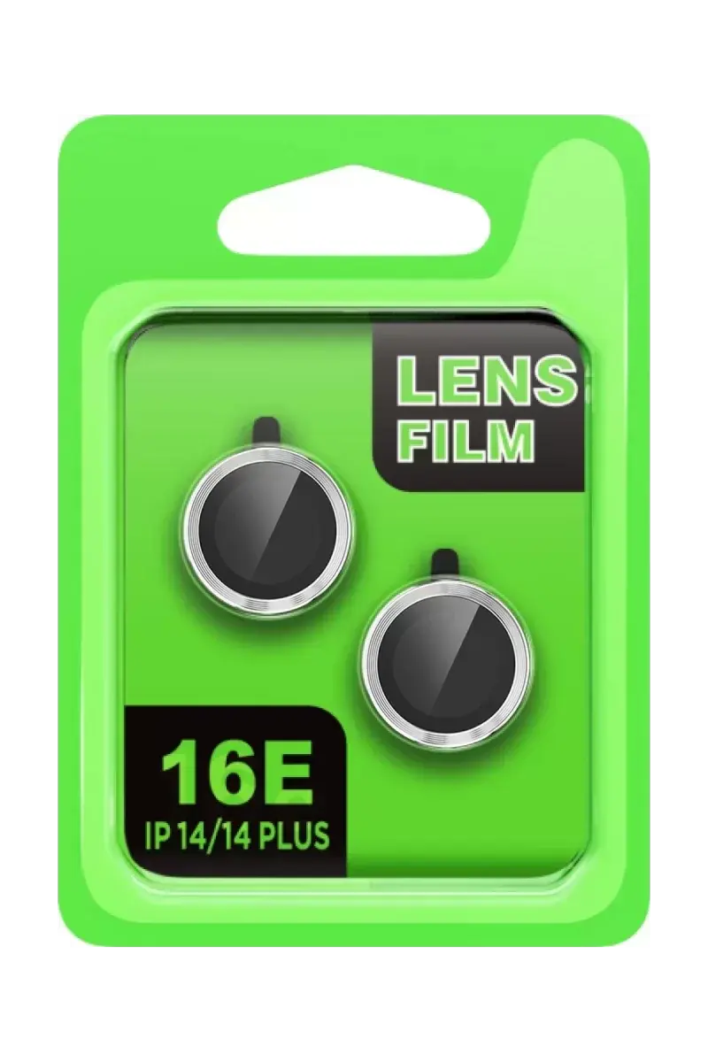 Newface Apple İphone 16e Raze Metal Kamera Lens - Gümüş