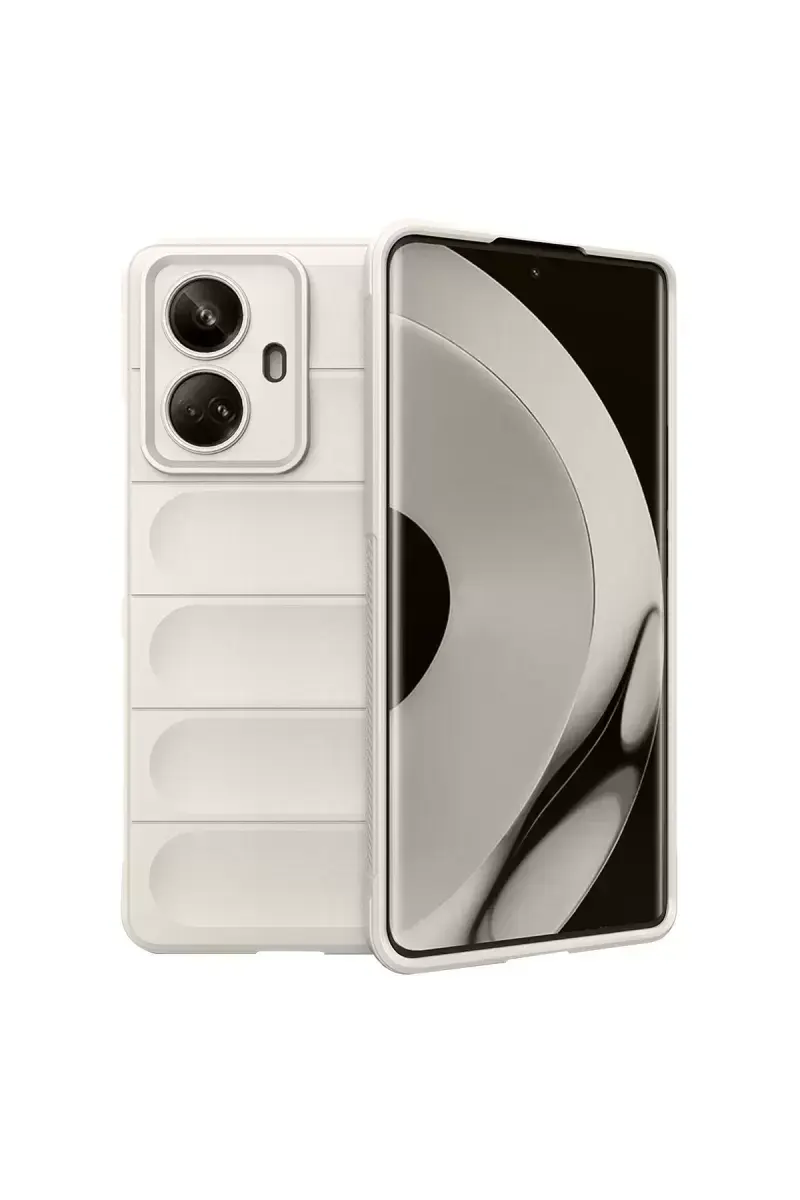 Newface Realme 10 Pro 5g Kılıf Optimum Silikon - Krem