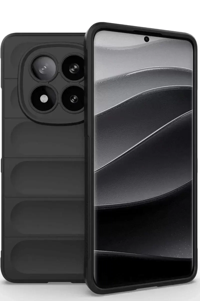 Newface Xiaomi Redmi Note 14 Pro 5g Kılıf Optimum Silikon - Siyah