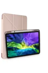Newface Apple İpad Air 4 10.9 Kılıf Kalemlikli Mars Tablet Kılıfı - Rose Gold
