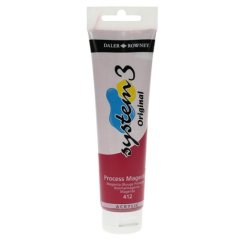 System 3 Akrilik Boya - 150ml - Process Magenta - N.412