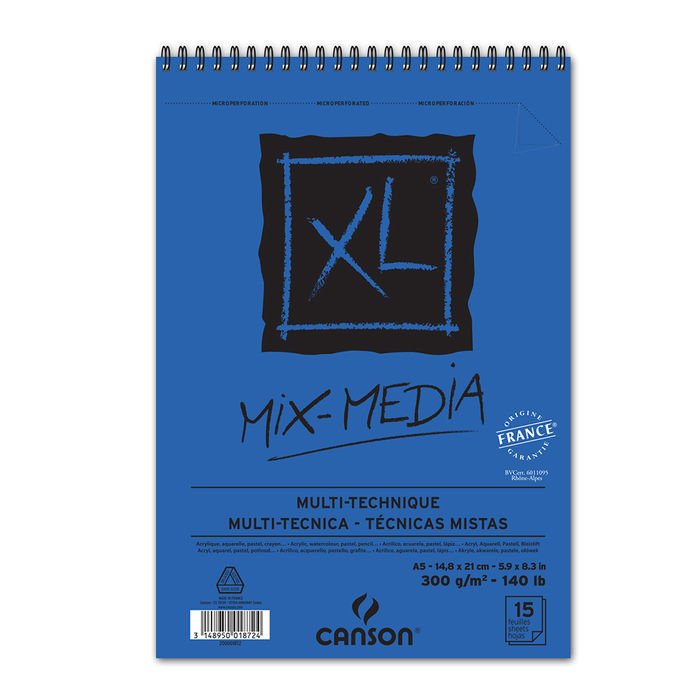 XL Mix Media Çok Amaçlı Sanatsal Blok A5 300gr 15 Yaprak