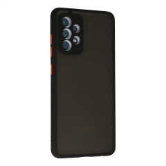 Samsung Galaxy A72 Kılıf Montreal Silikon Kapak - Siyah