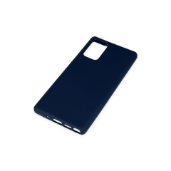 Samsung Galaxy Note 20 Kılıf Nano İçi Kadife Silikon - Lacivert