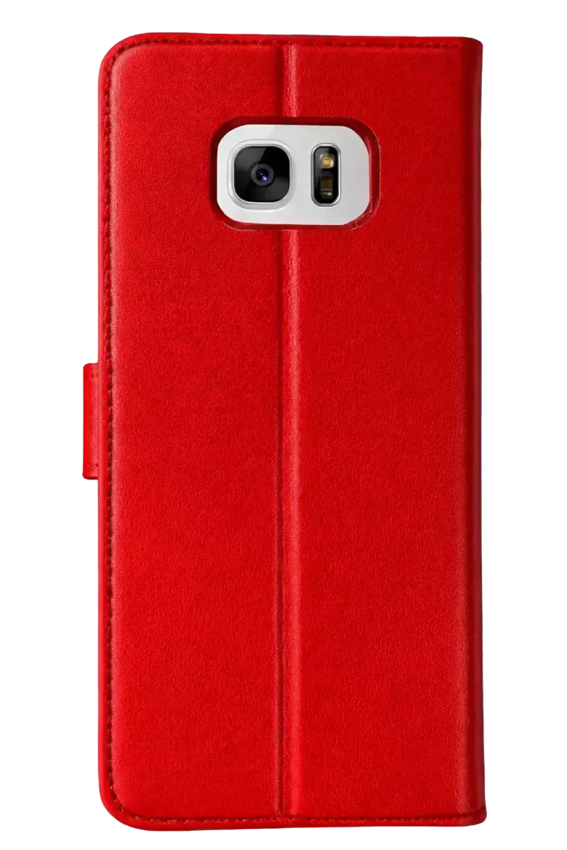 Newface Samsung Galaxy S7 Edge Trend S Plus Kapaklı Kılıf - Kırmızı