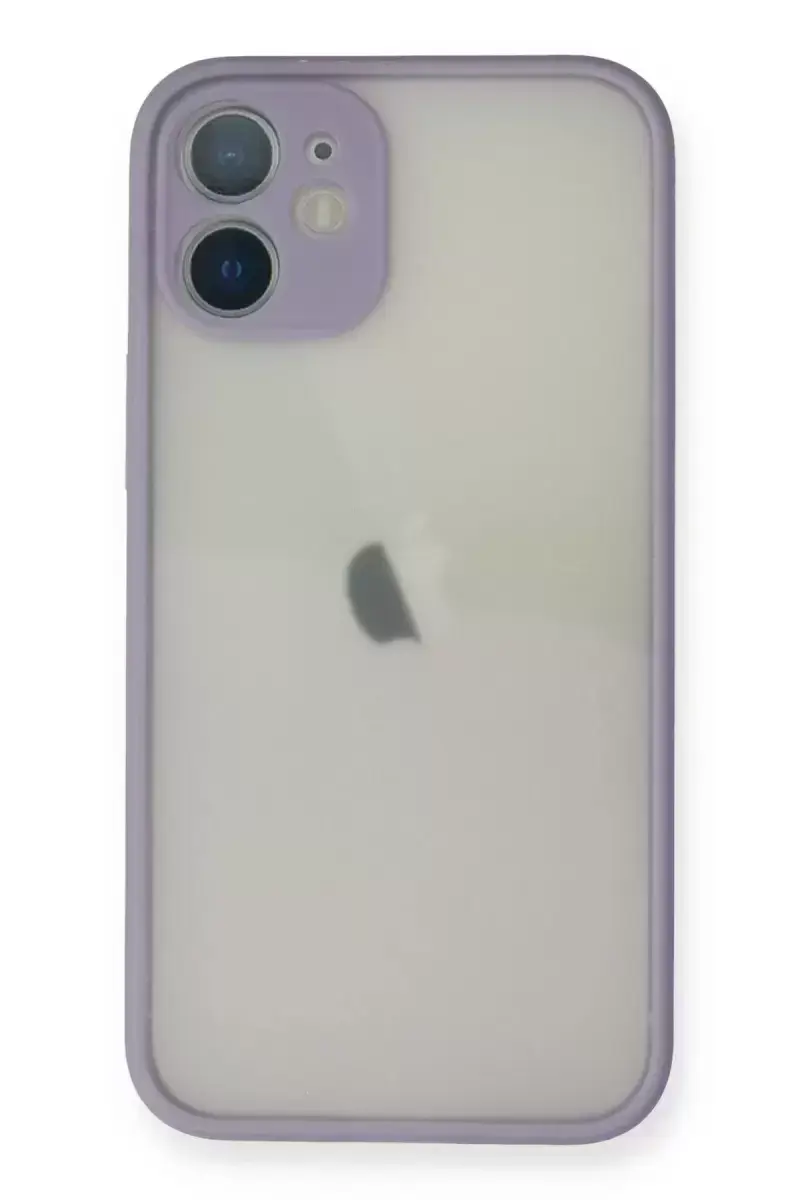 Newface İphone 11 Pro Max Kılıf Montreal Silikon Kapak - Mor