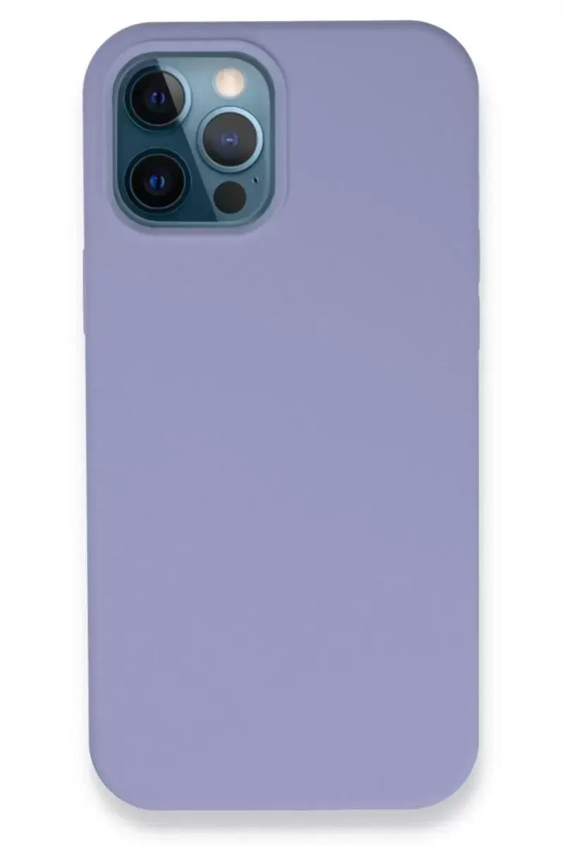 Newface Apple İphone 12 Pro Kılıf Lansman Legant Silikon - Lila