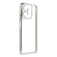 Xiaomi Redmi 13 4g Kılıf Razer Lensli Silikon - Gümüş