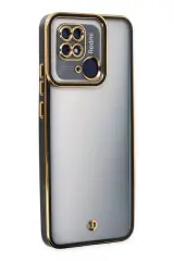 Newface Xiaomi Redmi 10c Kılıf Liva Lens Silikon - Siyah