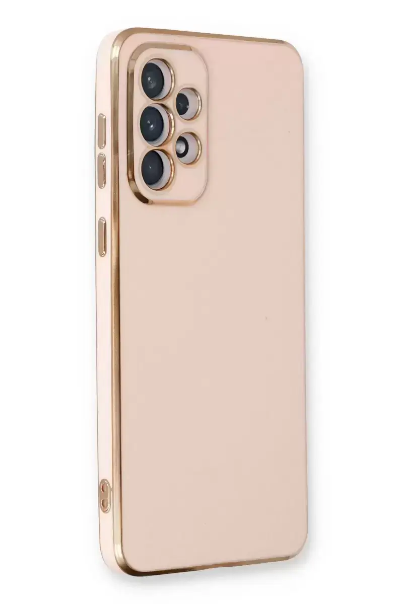 Newface Samsung Galaxy A53 5g Kılıf Volet Silikon - Pembe
