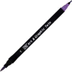 Art & Graphic Twin - Violet - 006
