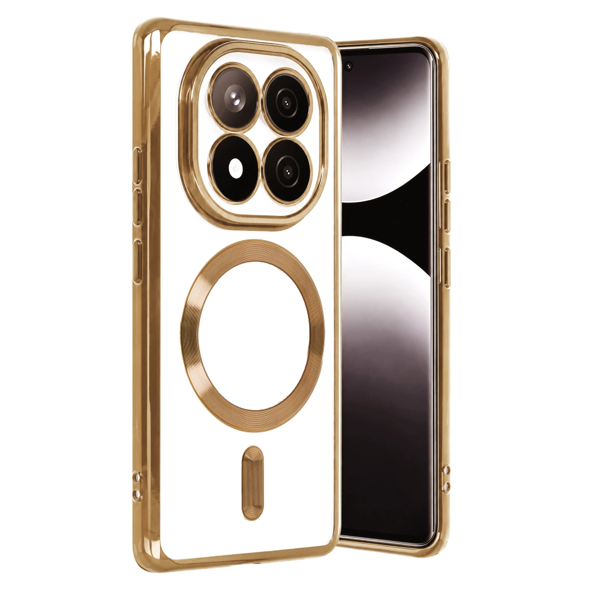 Xiaomi Redmi Note 15 Pro 4g Kross Magneticsafe Kapak - Gold