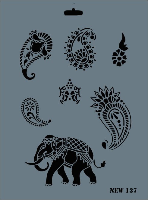 New Seri XL Stencil 25x35 N:137