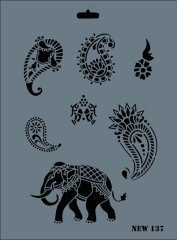 New Seri XL Stencil 25x35 N:137