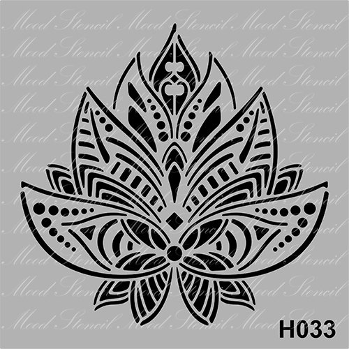 Stencil 25x25 N:H0323