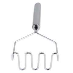 İnox Paslanmaz Metal Patates Ezici Püre Yapıcı 27 Cm