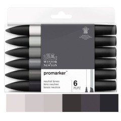 Promarker 6'lı Set Natural Tonlar 2 N:1704 2431C