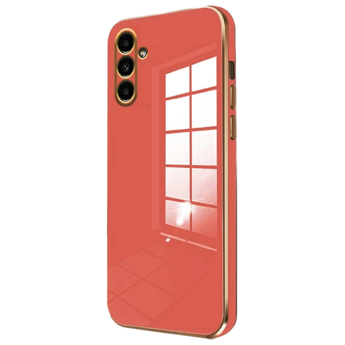 Samsung Galaxy M15 Kılıf Volet Silikon - Kırmızı