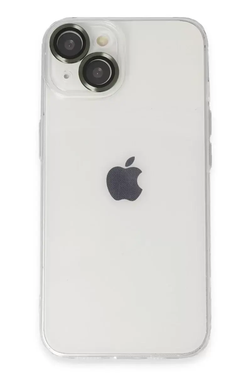 Newface İphone 14 Kılıf Luko Lens Silikon - Yeşil