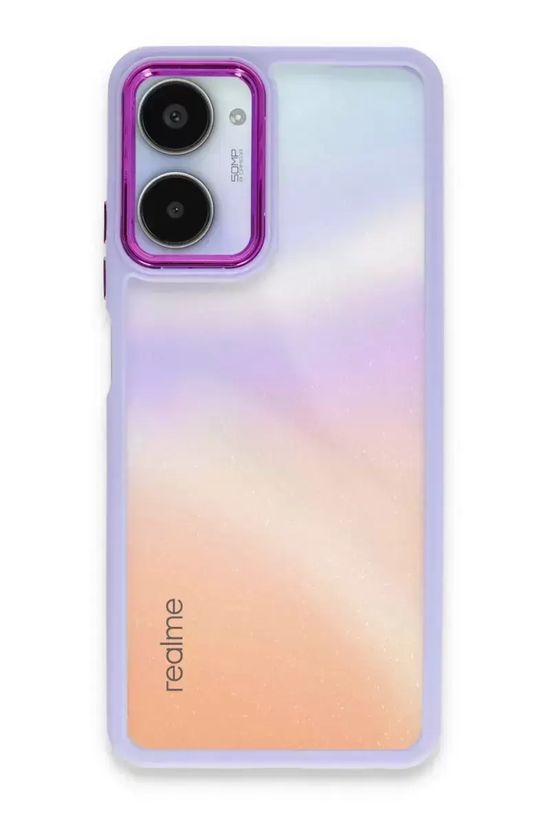 Newface Realme 10 Pro 5g Kılıf Dora Kapak - Lila