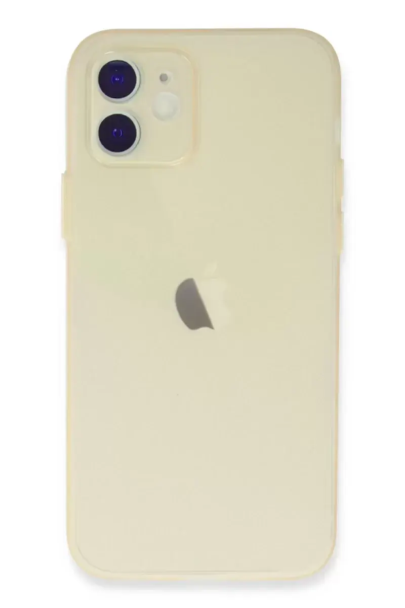 Newface Apple İphone 12 Kılıf Puma Silikon - Gold