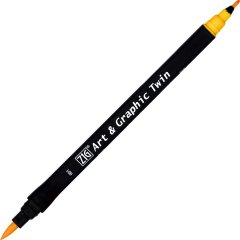 Art & Graphic Twin - Yellow - 001