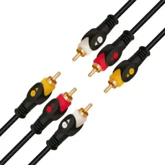 Powermaster 1.5 Metre 3rca-3rca Kablo