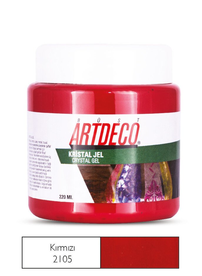 Kristal Jel Kırmızı 220ml