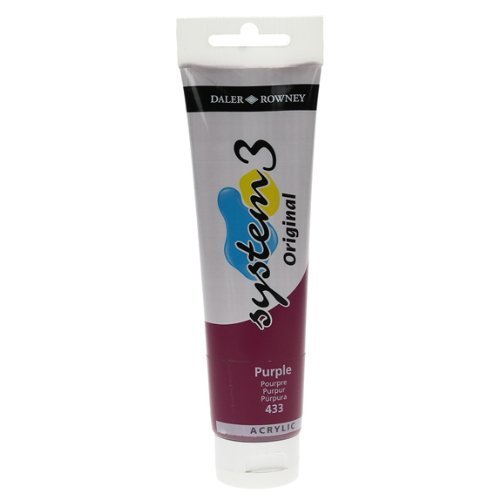 System 3 Akrilik Boya - 150ml - Purple - N.433