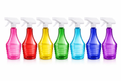 Çok Amaçlı Fısfıs Çiçek Sulama Şeffaf Su Sprey Şişesi 500 Ml
