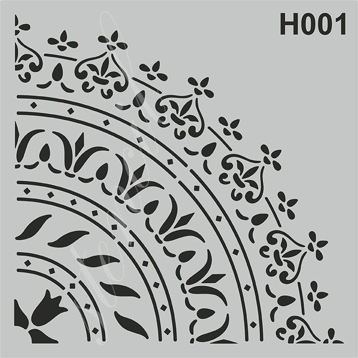 Stencil 25x25 N:H001