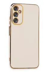 Newface Samsung Galaxy A05s Kılıf Volet Silikon - Beyaz