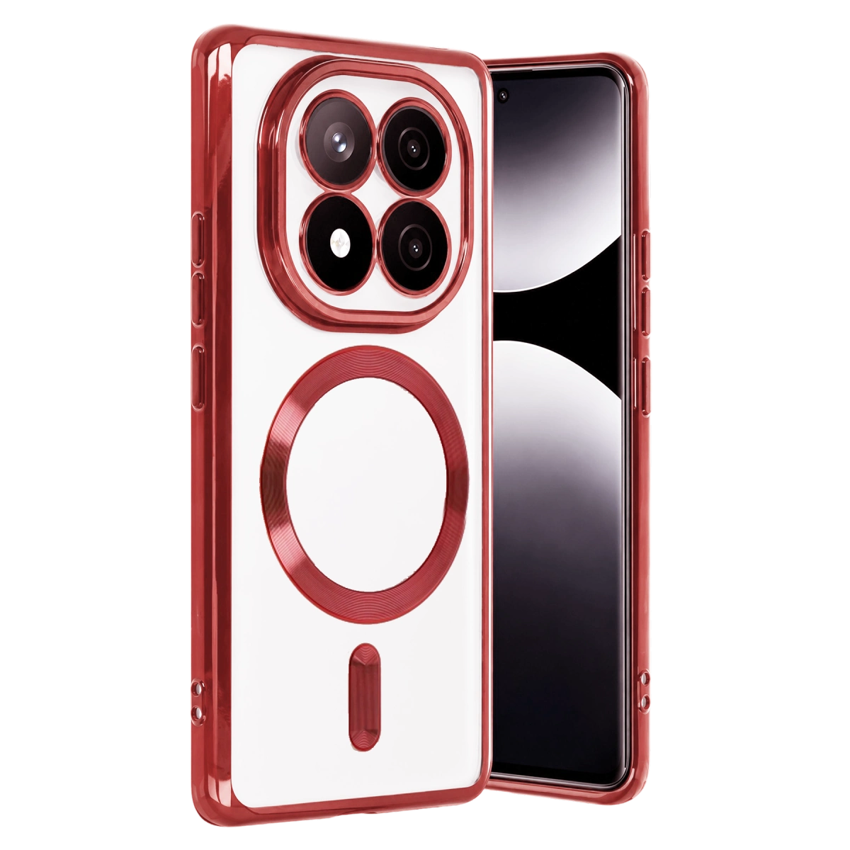 Xiaomi Redmi Note 15 Pro 4g Kross Magneticsafe Kapak - Kırmızı